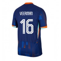 Niederlande Joey Veerman #16 Auswärtstrikot EM 2024 Kurzarm